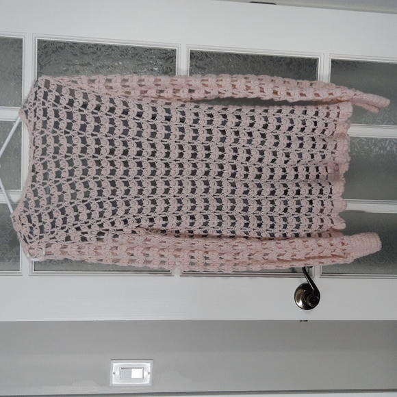 🇮🇹***Long pink and grey sweater, made in Italy - Picture 2 of 10